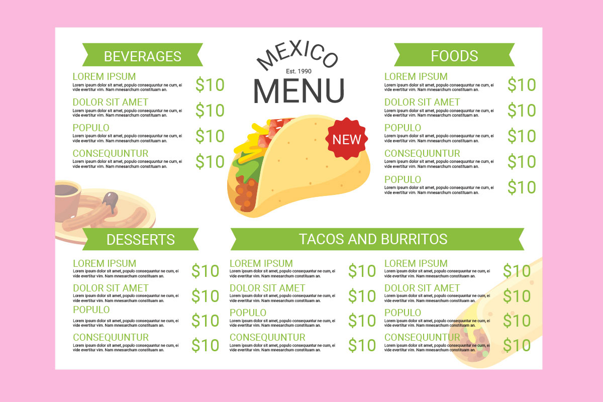 Menu Design 6