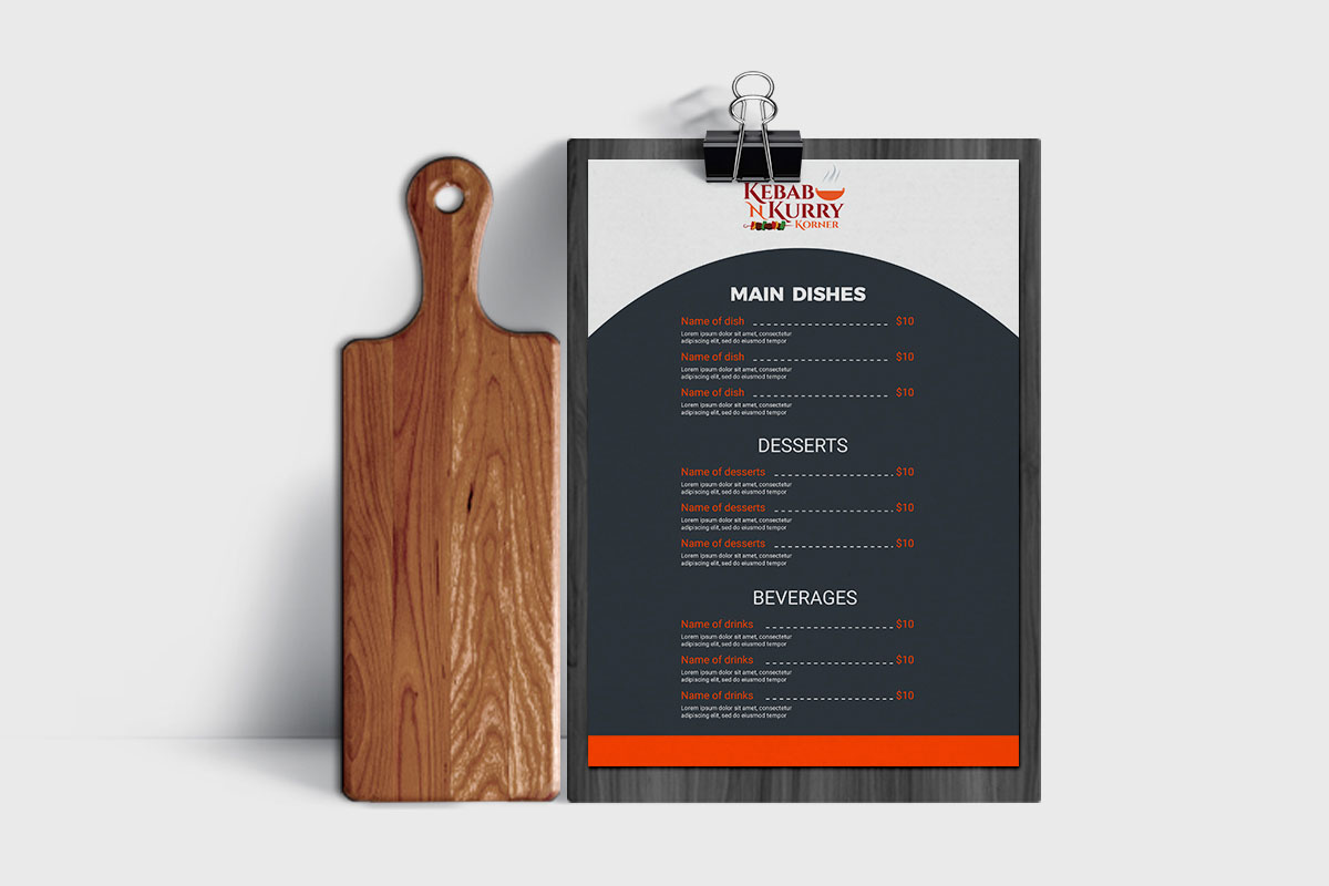 Menu Design 7